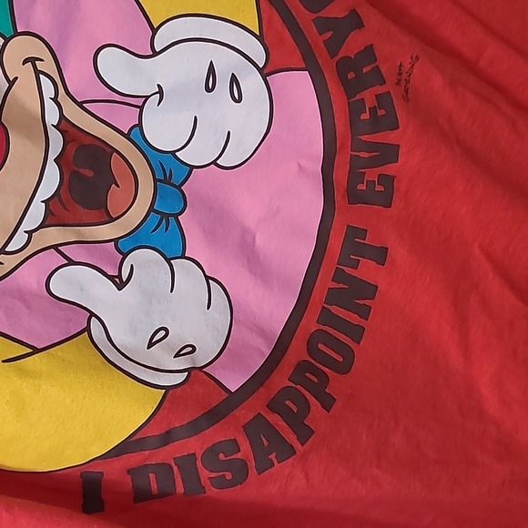 The Simpsons Krusty the clown shirt red XL - Picture 3 of 7